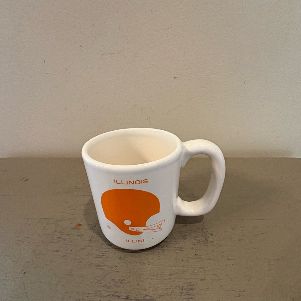 VTG 1980s Illinois Fighting Illini Mug